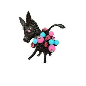 Very RARE!! VHTF! Carnegie burro brooch